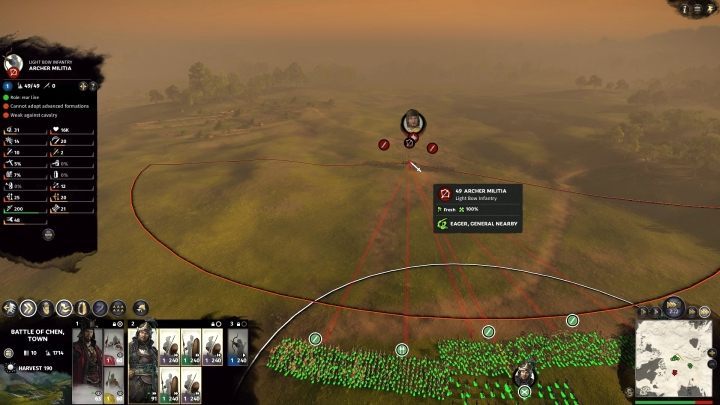 Total War Three Kingdoms size unit