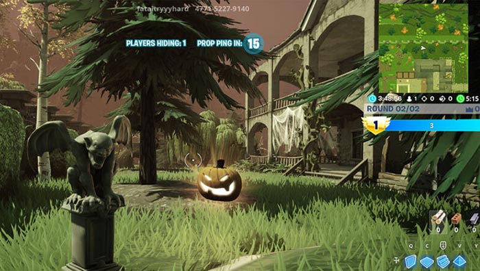 fortnite pumpkin coin challenge