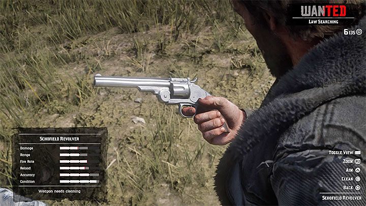 Red Dead Redemption 2 - чистка оружия Red Dead Redemption 2 - чистка оружия