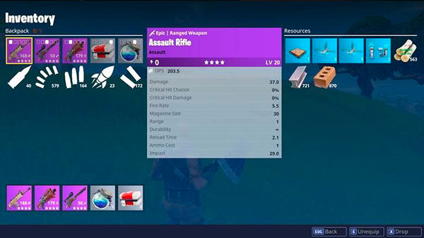 Fortnite Battle Royale - штурмовые винтовки Fortnite Battle Royale - штурмовые винтовки